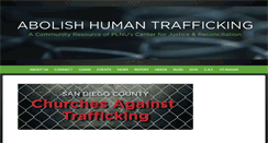 Desktop Screenshot of abolishhumantrafficking.com